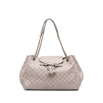 Gucci Large Guccissima Emily Chain Shoulder New 1:1 Bags