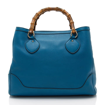 Gucci Leather Bamboo  Diana Tote (SHF-duMfuS)