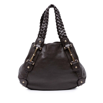 Gucci Leather Horsebit Pelham Shoulder New 1:1 Bags