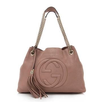 Gucci Leather Soho Medium Shoulder New 1:1 Bags (SHF-17596)