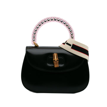 Gucci Limited Edition Medium Calfskin Acrylic Classic 2 Top Handle New 1:1 Bags