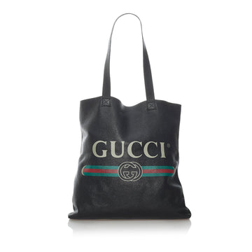 Gucci Logo Leather Tote New 1:1 Bags (SHG-29841)