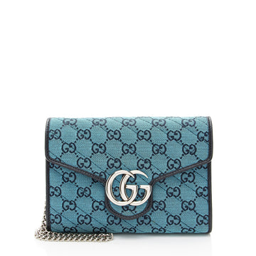 Gucci Matelasse GG Canvas GG Marmont Mini Chain New 1:1 Bags