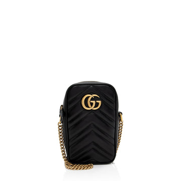 Gucci Matelasse Leather GG Marmont Mini Crossbody New 1:1 Bags (SHF-2UTE9c)