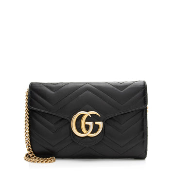 Gucci Matelasse Leather GG Marmont Mini Wallet on Chain New 1:1 Bags (SHF-zSUheQ)