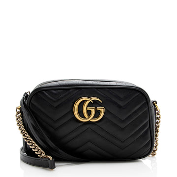 Gucci Matelasse Leather GG Marmont Small Shoulder New 1:1 Bags (SHF-22525)