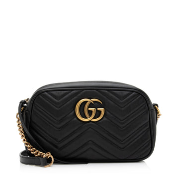 Gucci Matelasse Leather GG Marmont Small Shoulder New 1:1 Bags (SHF-yWuLoN)