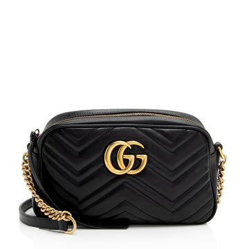 Gucci Matelasse Leather GG Marmont Small Shoulder New 1:1 Bags (SHF-FVS5c3)