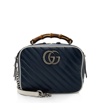 Gucci Matelasse Leather Torchon GG Marmont Bamboo Top Handle New 1:1 Bags (SHF-cATh2Q)