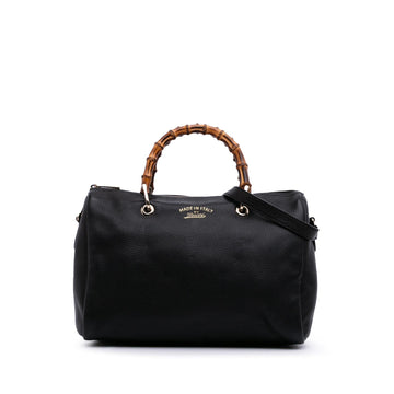 Gucci Medium Calfskin Bamboo Shopper Boston New 1:1 Bags