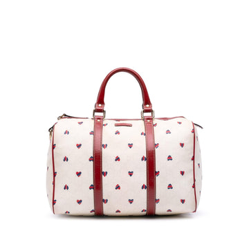 Gucci Medium GG Supreme Hearts Joy Boston