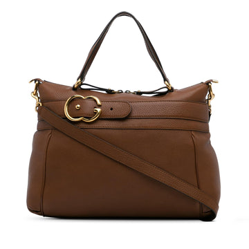 Gucci Medium Leather Ride Top Handle New 1:1 Bags (SHG-ZEr6xw)
