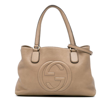 Gucci Medium Leather Soho Working Tote