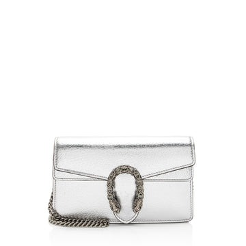 Gucci Metallic Leather Dionysus Super Mini New 1:1 Bags