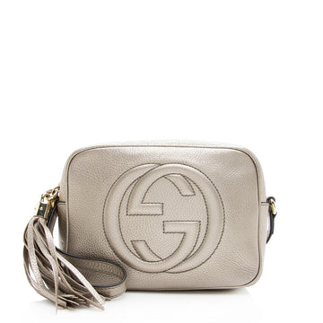 Gucci Metallic Leather Soho Disco New 1:1 Bags (SHF-19572)