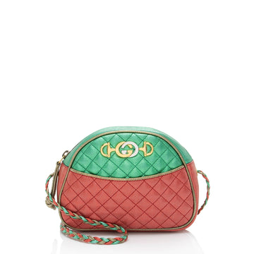 Gucci Metallic Leather Trapuntata Mini New 1:1 Bags