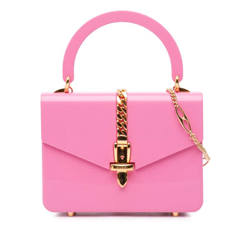 Gucci Mini Acrylic Sylvie 1969 Top Handle New 1:1 Bags