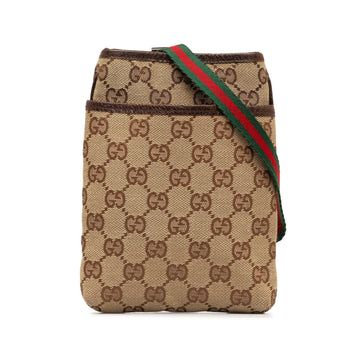 Gucci Mini GG Canvas Web Crossbody New 1:1 Bags (SHG-1cLFGf)