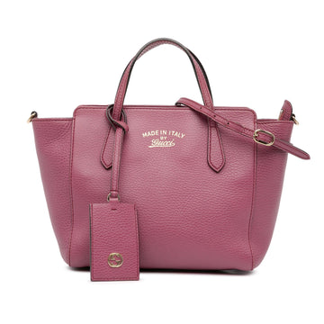 Gucci Mini Leather Swing Satchel