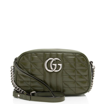 Gucci Mixed Matelasse Leather GG Marmont Aria Small Shoulder New 1:1 Bags
