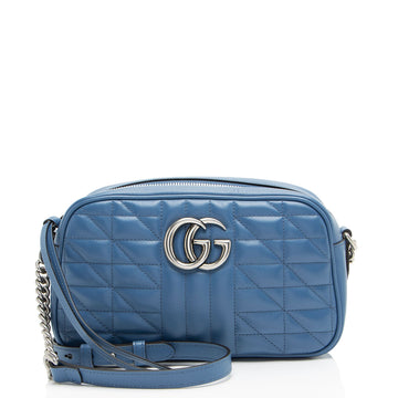 Gucci Mixed Matelasse Leather GG Marmont Aria Small Shoulder New 1:1 Bags