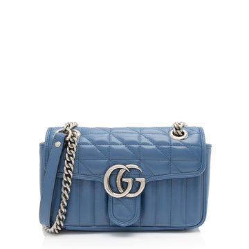 Gucci Mixed Matelasse Leather GG Marmont Aria Mini Flap New 1:1 Bags (SHF-FR8CYp)