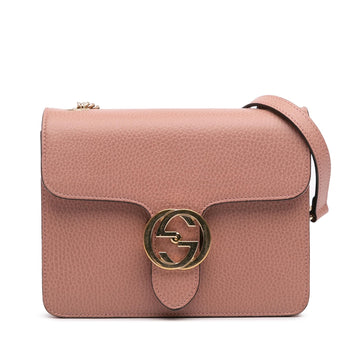 Gucci Small Dollar Calfskin Interlocking G Crossbody