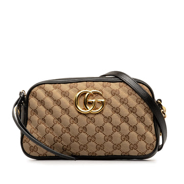 Gucci Small GG Canvas Marmont Matelasse Camera New 1:1 Bags (SHG-8k8jfb)