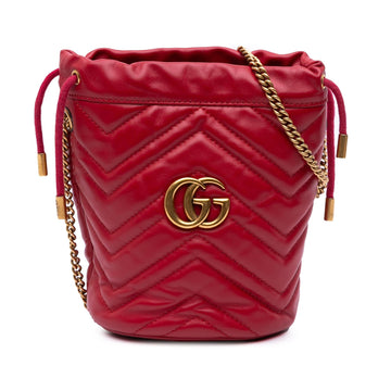 Gucci Small GG Marmont Matelasse Leather Bucket New 1:1 Bags