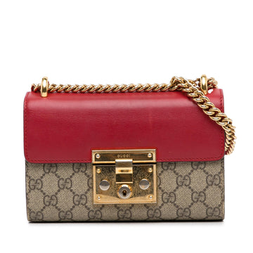 Gucci Small GG Supreme Padlock Crossbody New 1:1 Bags (SHG-UWsLXV)