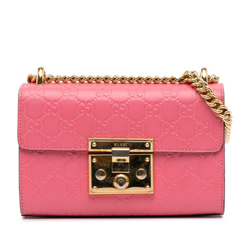 Gucci Small Guccissima Padlock Crossbody New 1:1 Bags (SHG-1P2MX2)