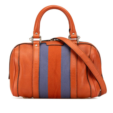 Gucci Small Leather Web Joy Boston New 1:1 Bags