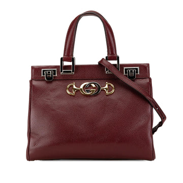 Gucci Small Leather Zumi Satchel