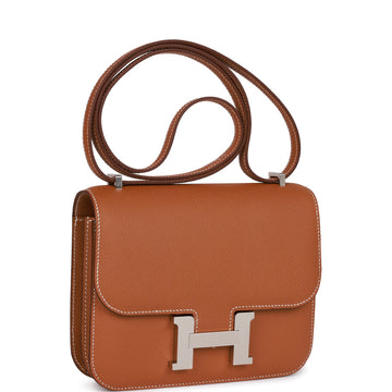 Hermes Constance 1-18 Gold Leather Palladium Hardware