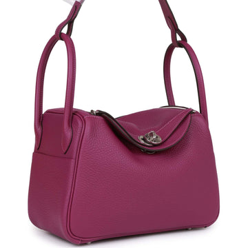 Hermes Lindy 26 Anenome Leather Palladium Hardware