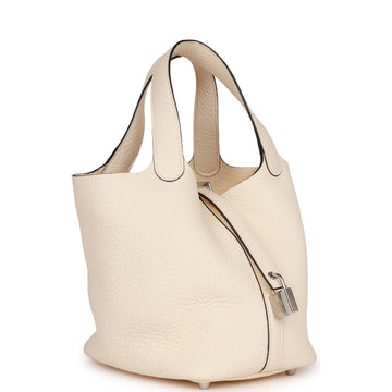 Hermes Picotin 18 Nata Leather Palladium Hardware