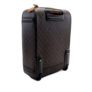 Brown Louis Vuitton Monogram Pegase 55 Travel Bag