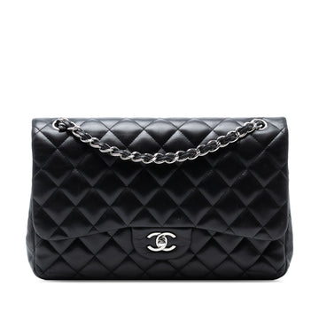 Classic Double Flap Bag Quilted Lambskin Jumbo