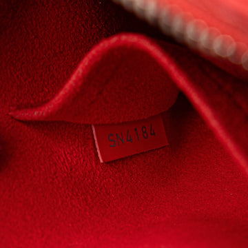 Red Louis Vuitton Epi Alma BB Satchel