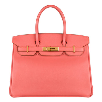Hermès 30cm Birkin Flamingo Epsom Leather Gold Hardware
