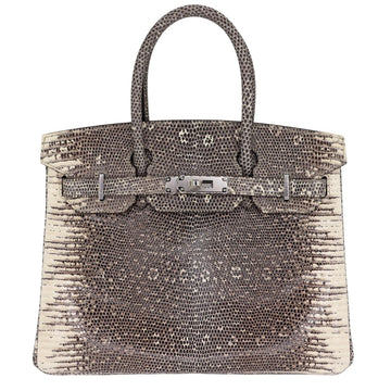 Hermès 30cm Birkin Ombré Lizard Palladium Hardware