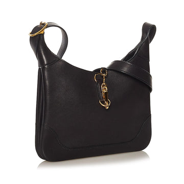 Hermes Trim Duo Leather Crossbody Bag (SHG-KZI78u)