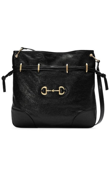 Horsebit Messenger Leather Bag