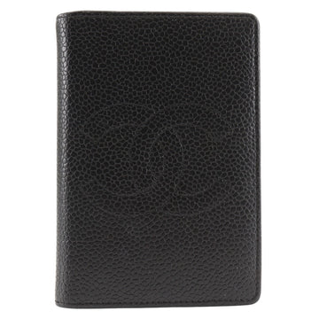 Top Quality Chanel Leather Card Case Black
