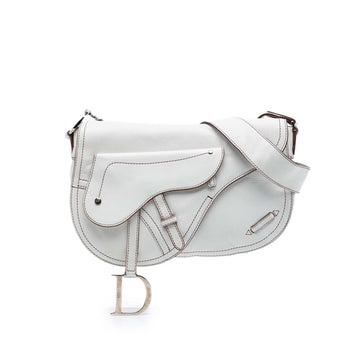 Vintage Saddle Messenger Bag Leather Small