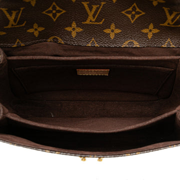Brown Louis Vuitton Monogram Pochette Metis Satchel