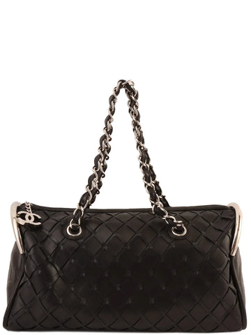 Top Quality Chanel Around 2007 Made Cc Mark Charm Chain Mini Boston Black