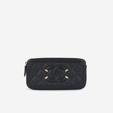 CC Filigree Clutch on Chain