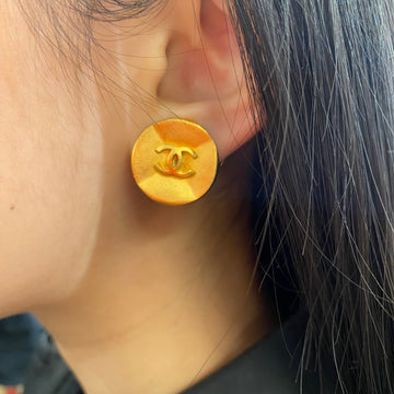 Chanel  gold ear clips