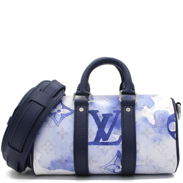 Monogram Watercolor Keepall XS Blue